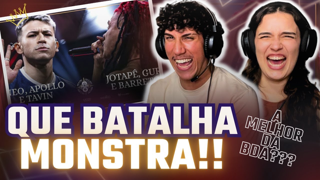 GRANDE FINAL - NEO, APOLLO E TAVIN X JOTAPÊ, GURI E BARRETO - BDA 8 ANOS | GUZERA REACT 🔥