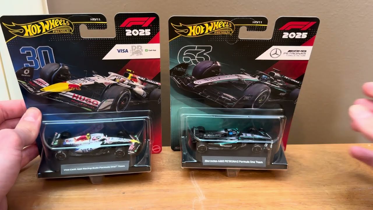 Unboxing 2 2025 Formula One Hot Wheels Diecasts