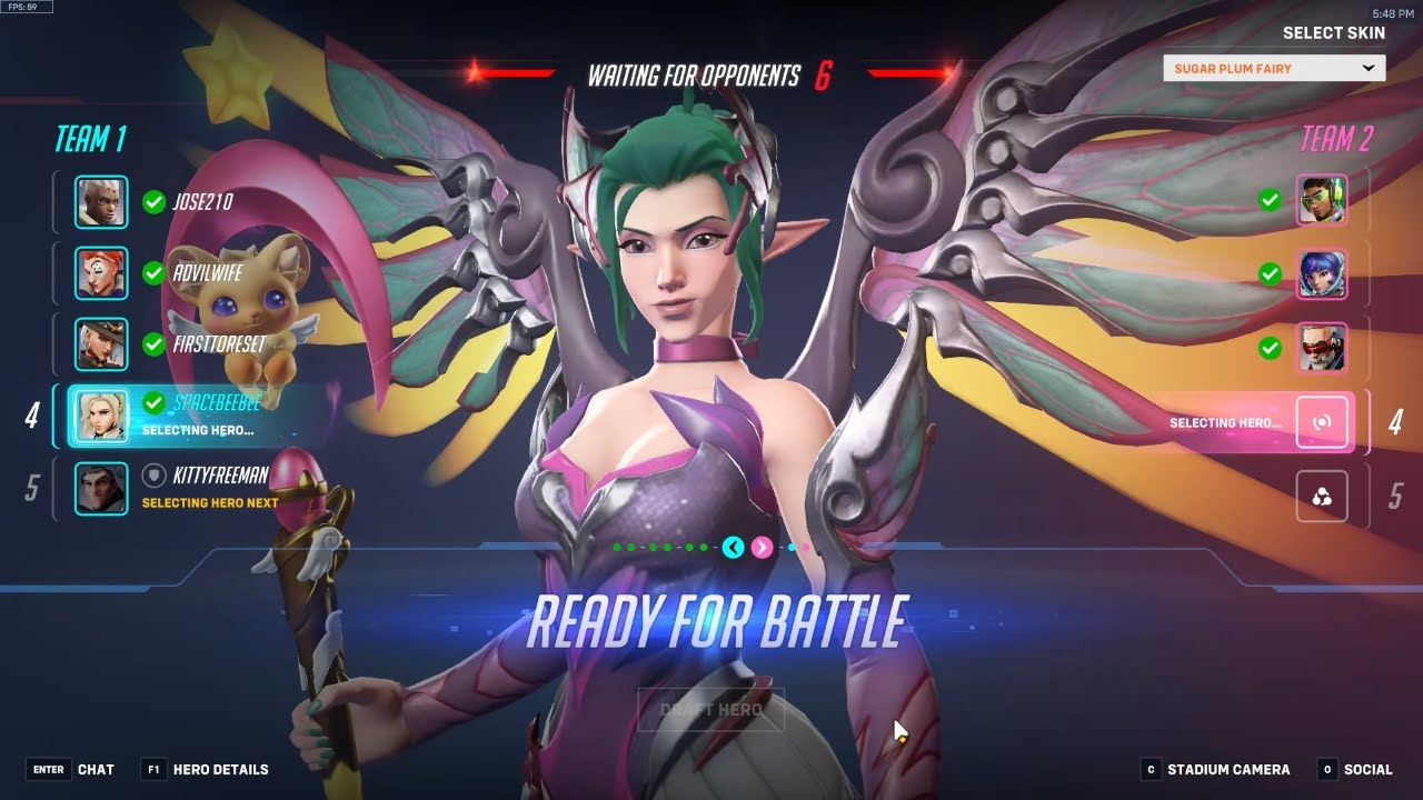 Overwatch 2 - Mercy Stadium Gameplay (No Commentary)
