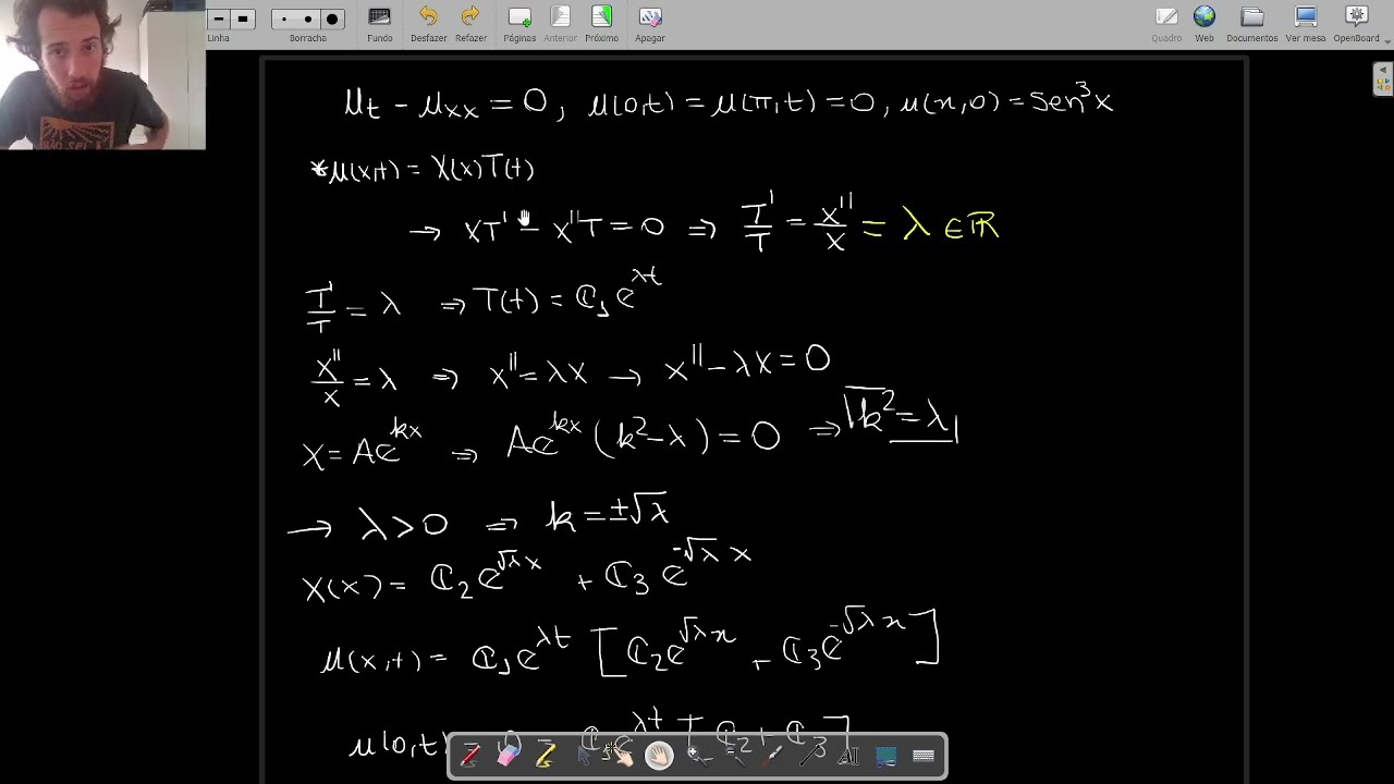 MAT42 - EDP por Separação de variáveis 3