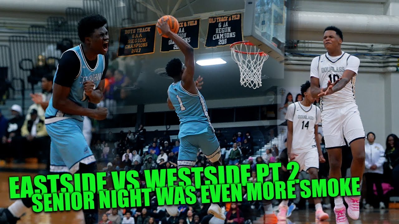 Eastside vs Westside RIVALRY Part 2 On SENIOR NIGHT Was MORE SMOKE... | CEDAR GROVE VS DOUGLASS