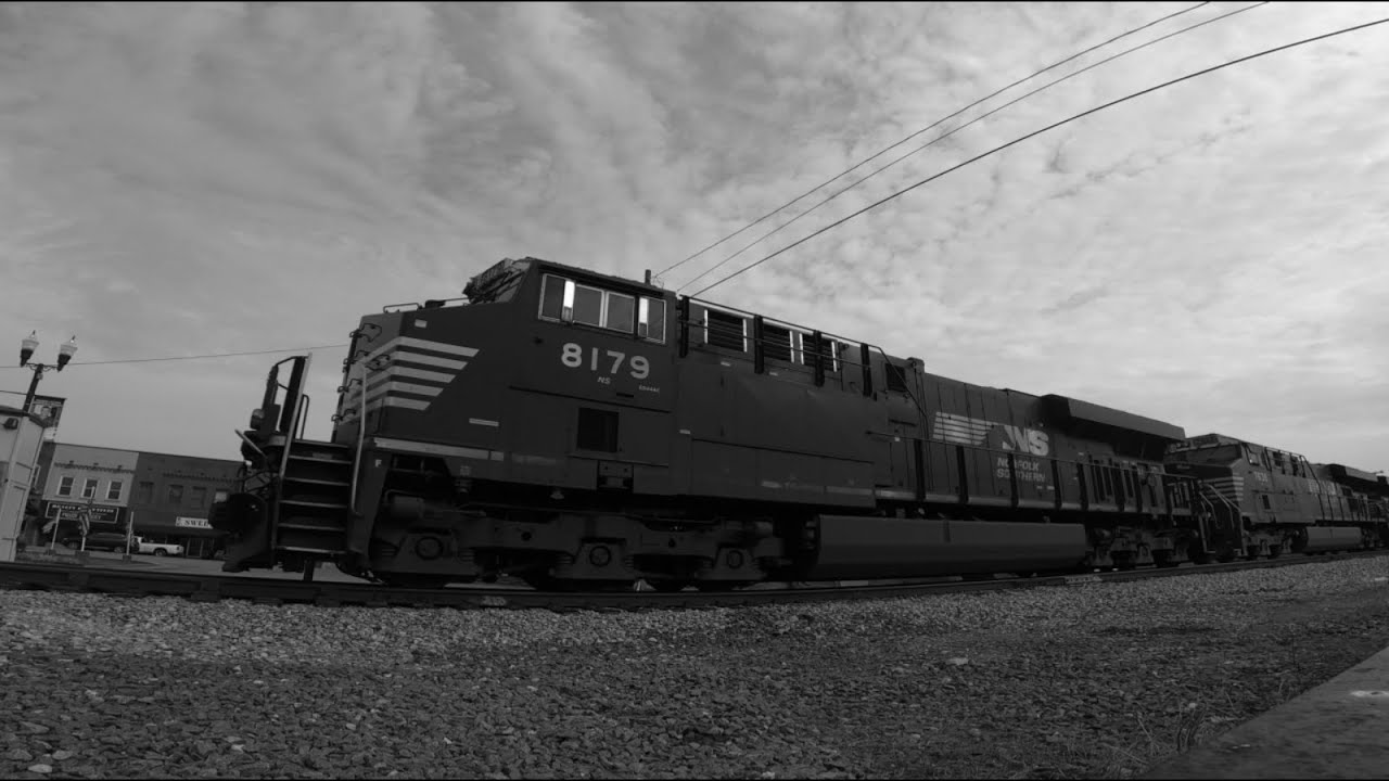 Eastbound and Westbound freight trains going through Sweetwater, TN in May of 2023.