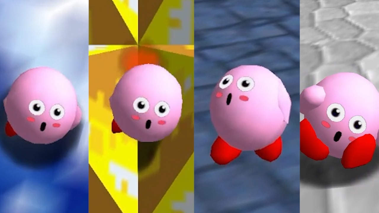 All Game Over Animations with Kirby in Super Mario Star Road