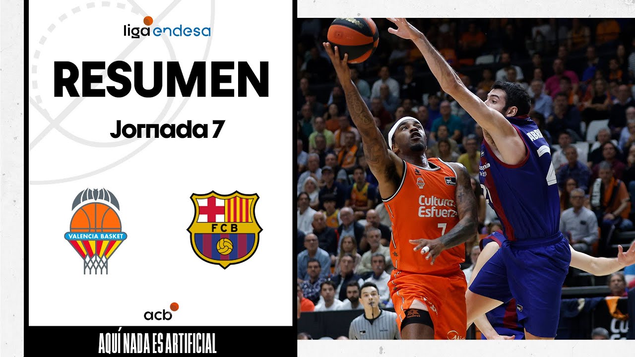 Valencia Basket - Barça (71-68) RESUMEN | Liga Endesa 2023-24