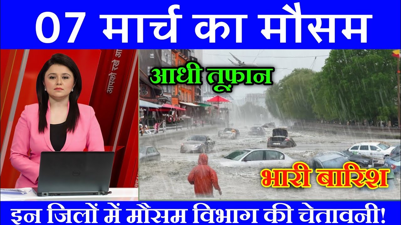 07 मार्च का मौसम| today weather update, heat wave,#Mausam_ki_jankari #Lucknow_weather #आज_का_मौसम