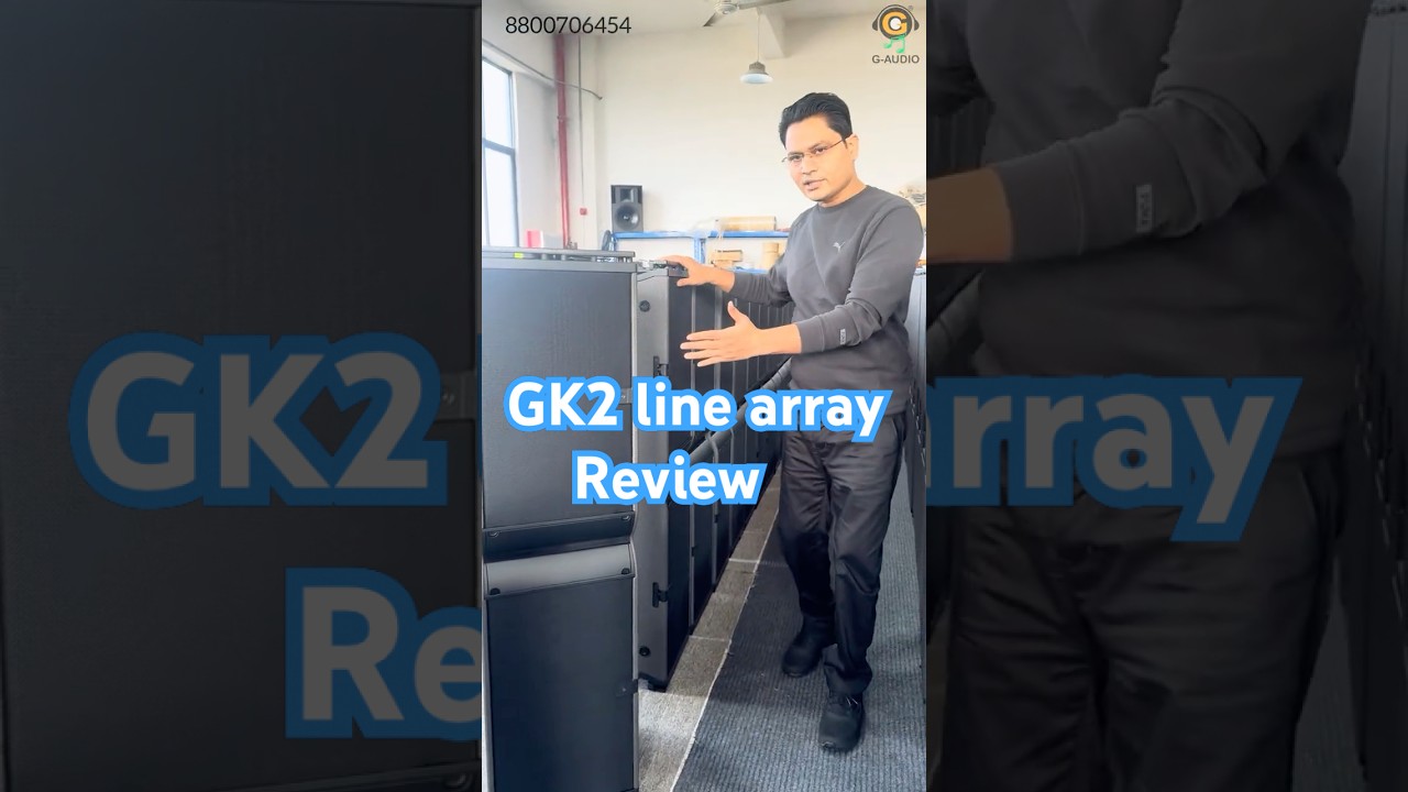 K2 line array cabinet China Review by G-Audio India