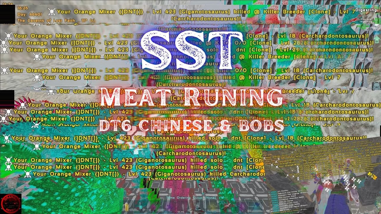 Meat Running DT6 Chinese & Wiping BoBs | Ark Official PVP | ☆SST☆