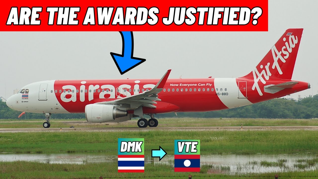 Действительно ли AIR ASIA — лучшая в мире бюджетная авиакомпания? ✈️ DMK - VTE (Обзор и отчет о п...