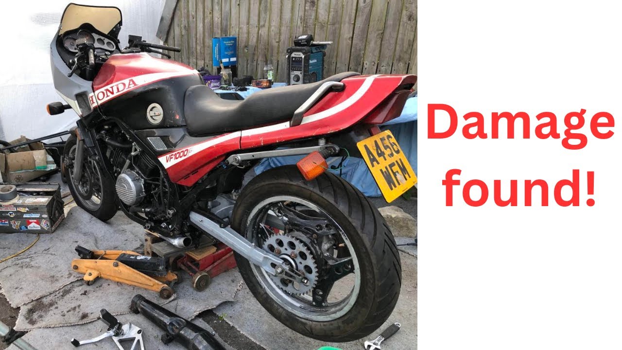 Honda Vf1000f: Is everything repairable after damage found?