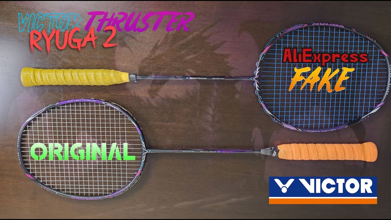 I BOUGHT FAKE RACKET VICTOR THRUSTER RYUGA II FROM ALIEXPRESS .... ANY GOOD?