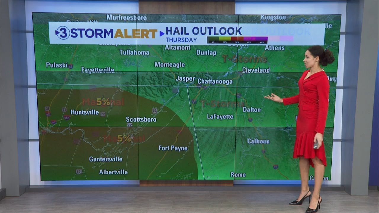 Hannah Skye's Thursday evening weather