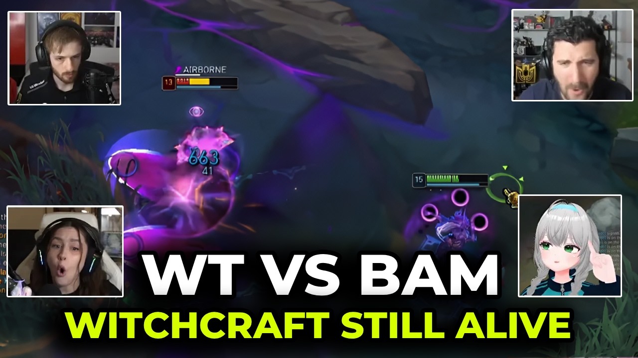Streamers React to Witchcraft Staying Alive in the Lower Bracket | Withcraft vs BAM Reactions