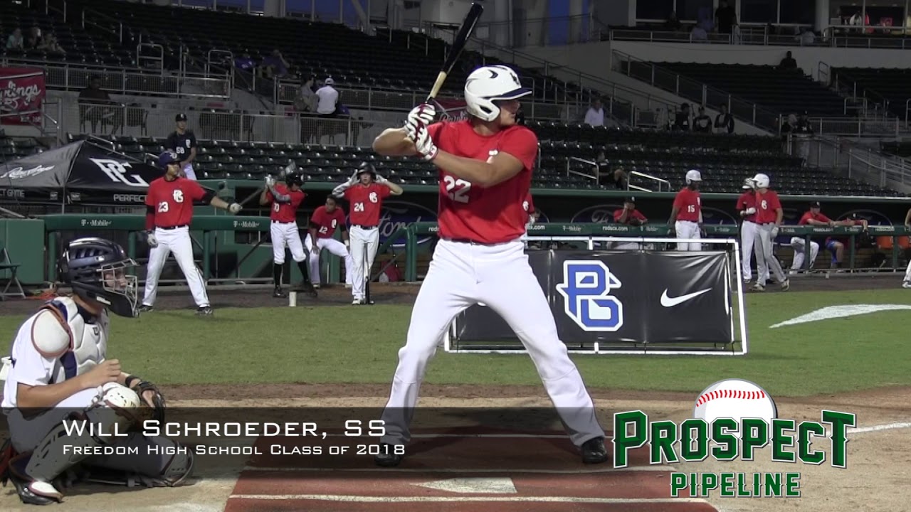 Will Schroeder prospect video, SS, Freedom High School Class of 2018