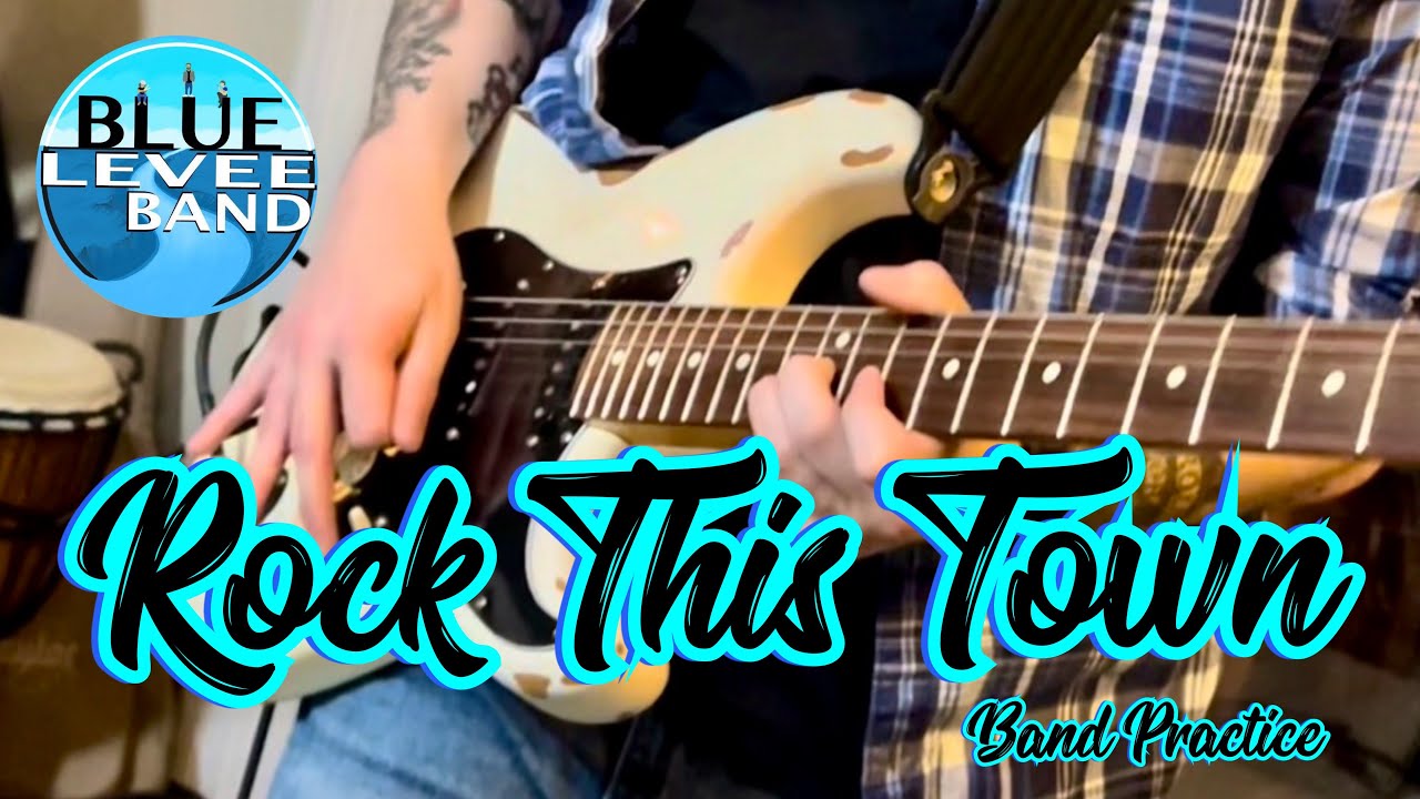 Blue Levee – “Rock This Town” (Stray Cats) | First Practice w/ New Guitarist John Loftis