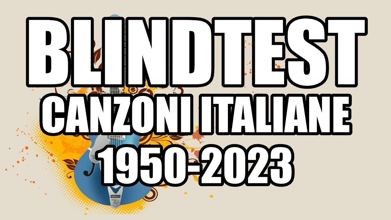 Indovina la canzone -  italiano difficile - 1950-2023 - Canzoni italiane (guess the song)