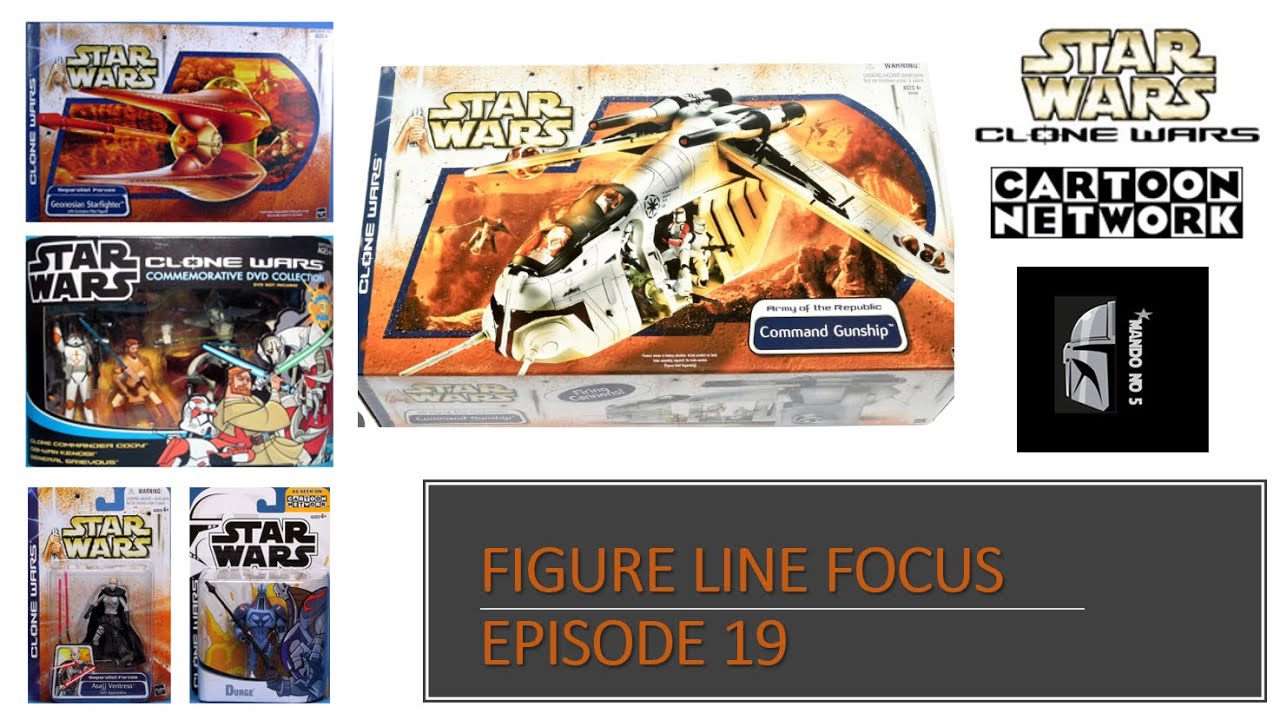 ФИГУРКА STAR WARS LINE FOCUS EP 19 - ВОЙНЫ КЛОНОВ 2003-2005