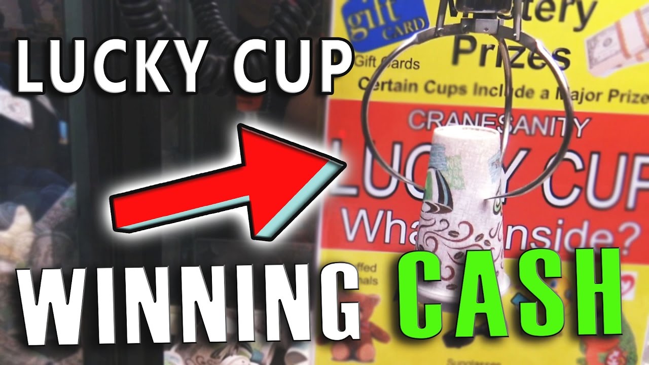 Winning CASH On The 'Lucky Cup' Claw Machine! | Arcade Games