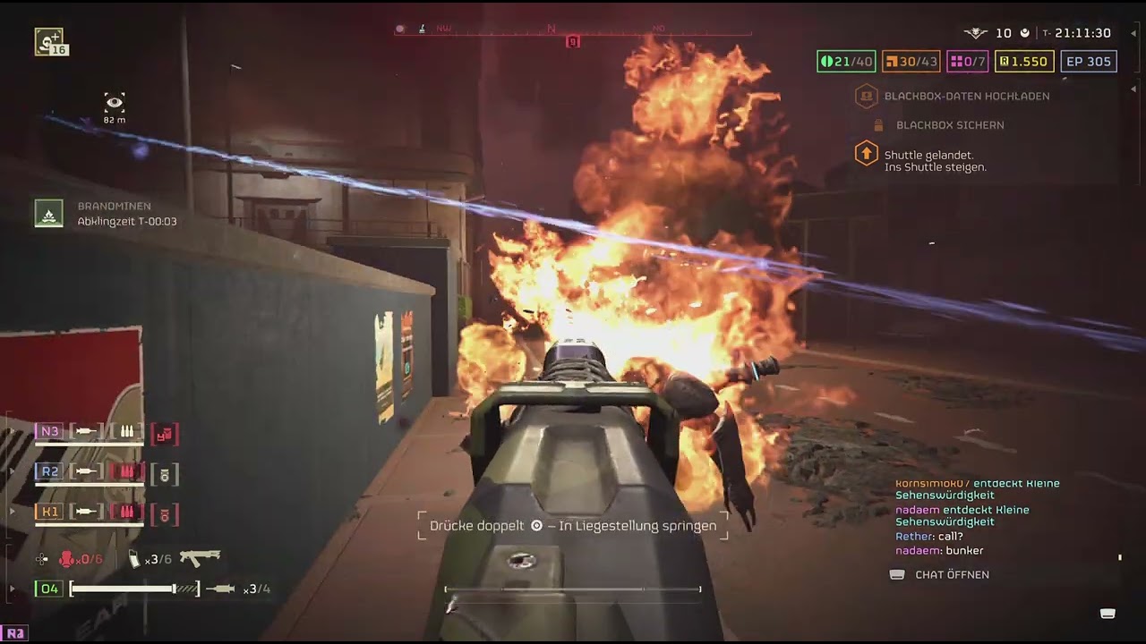 HELLDIVERS 2_gunnerz'daily #16....''funny communiction....last second all4 go...thankzzz!''