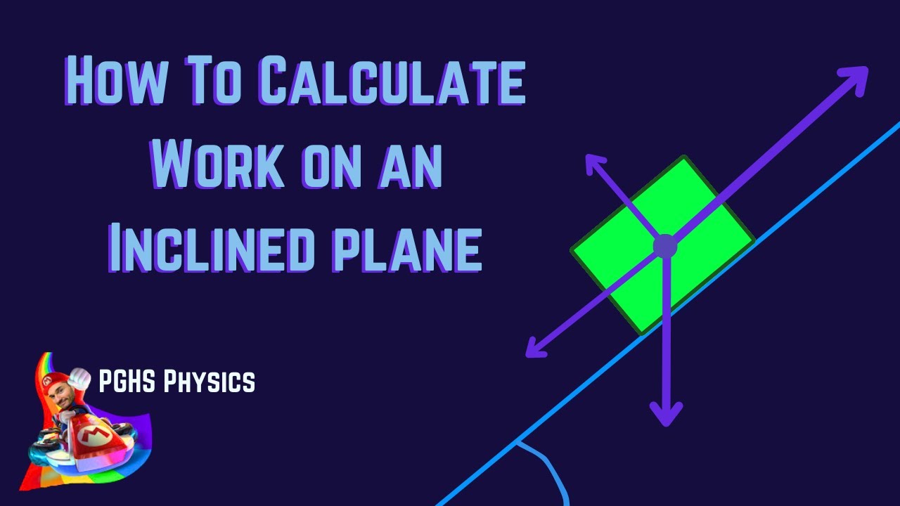 How To Calculate Work On An Inclined Plane