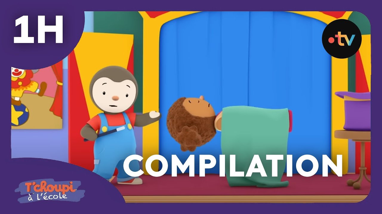 T’Choupi à l’école ✨ COMPILATION INÉDITE 8 épisodes ✨ 1h dessins animés