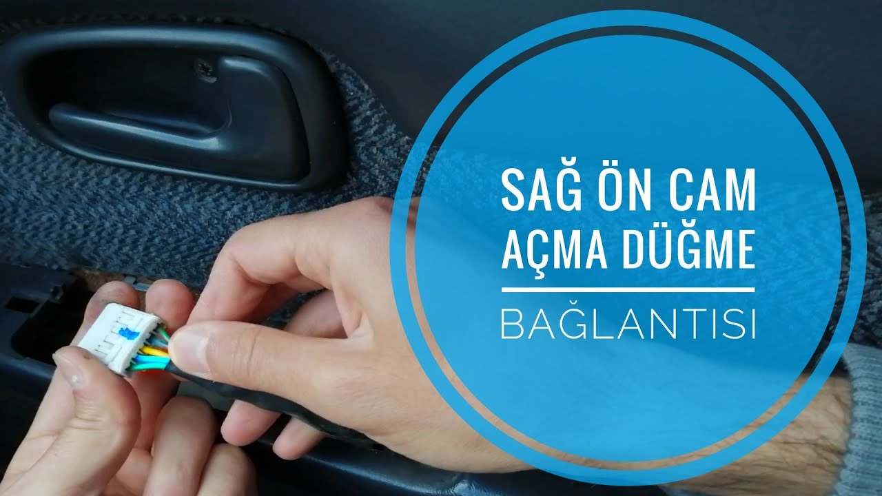 Cam Açma Düğmesinin (Sağ Ön) Bağlantısı Ae101 Corolla Efsane Kasa