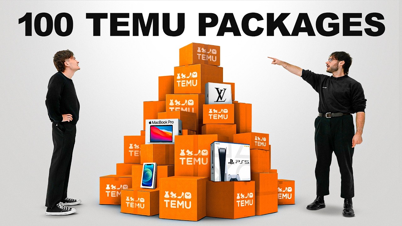 We Bought 100 Lost Temu Packages