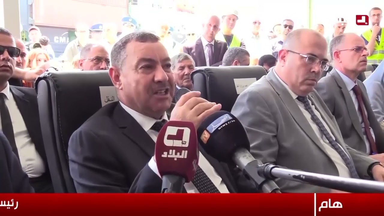 وزير النقل ...لجنة متابعة يومية لأشغال ..مناء جن جن ...