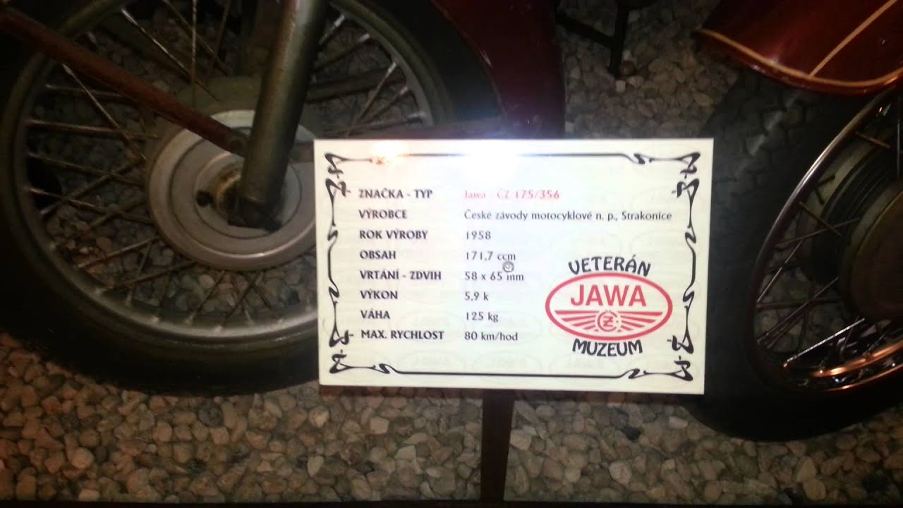 Museum historic motorcycle old veteran CZ JAWA Rabakov 2 muzeum motocyklu ČZ JAWA