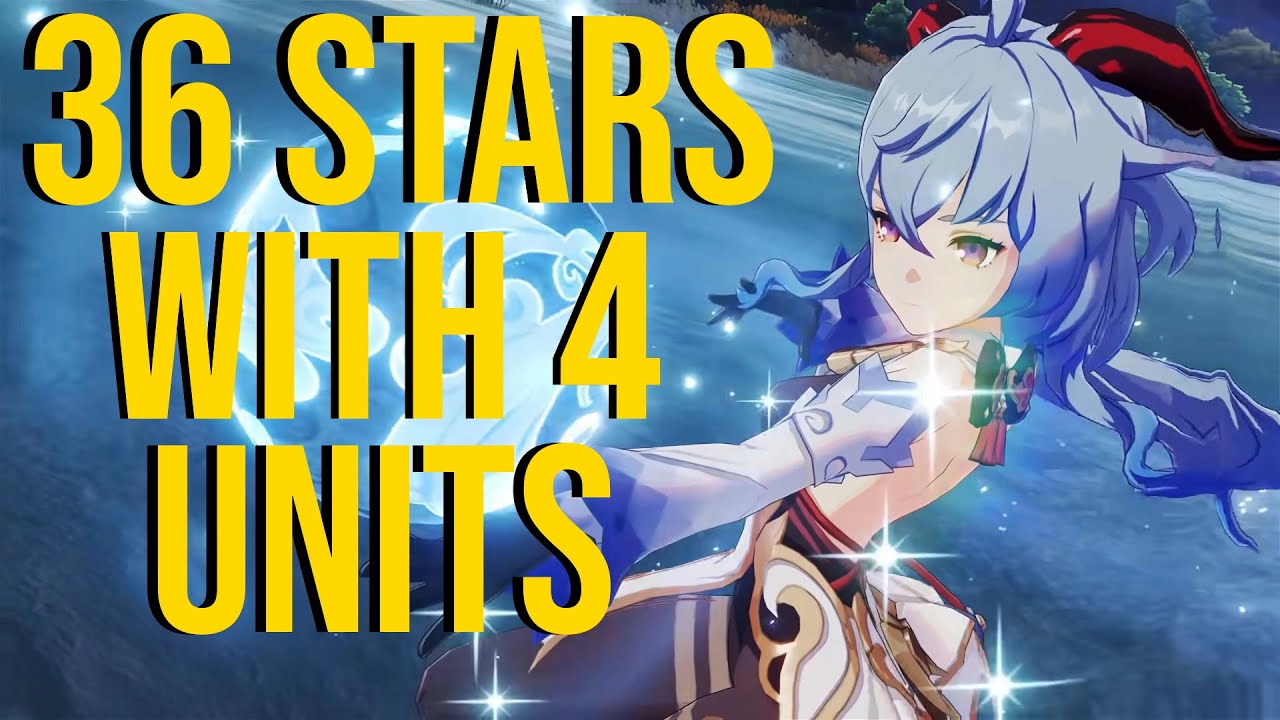 I Got 36 Stars... Using Two Characters per side