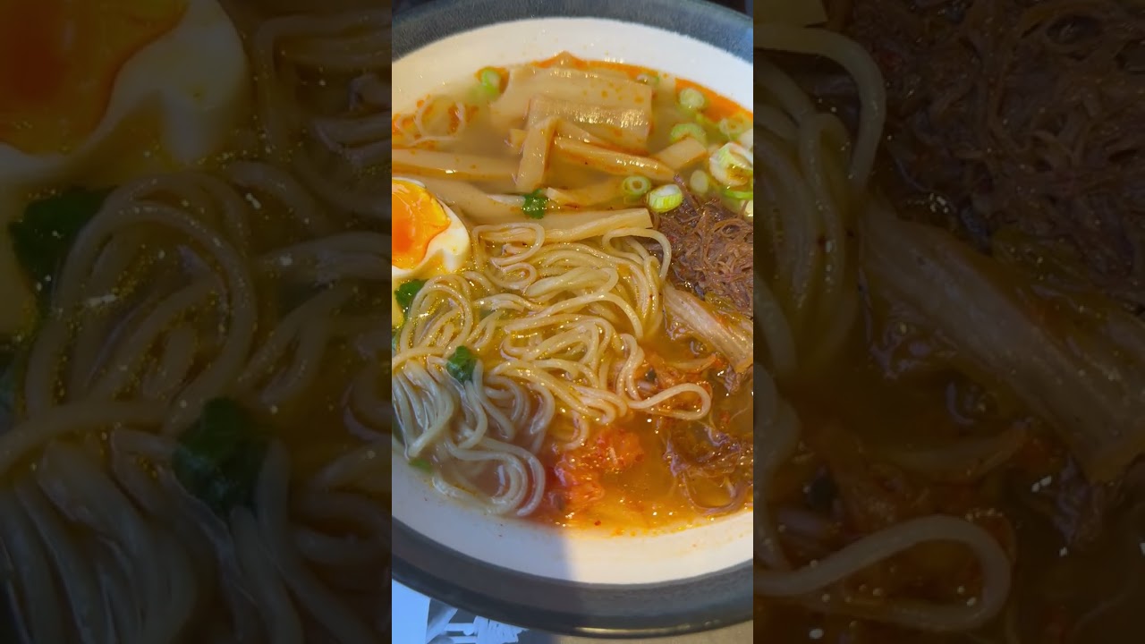 We Tried Ramen in Wagamama Cambridge #shorts #ramen #wagamama #cambridge #unitedkingdom