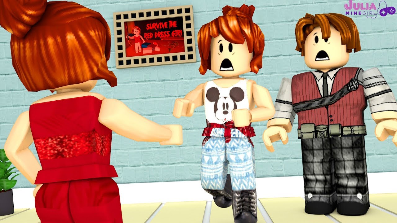 Roblox - JULIA DE VESTIDO VERMELHO (Survive The Red Dress Girl)