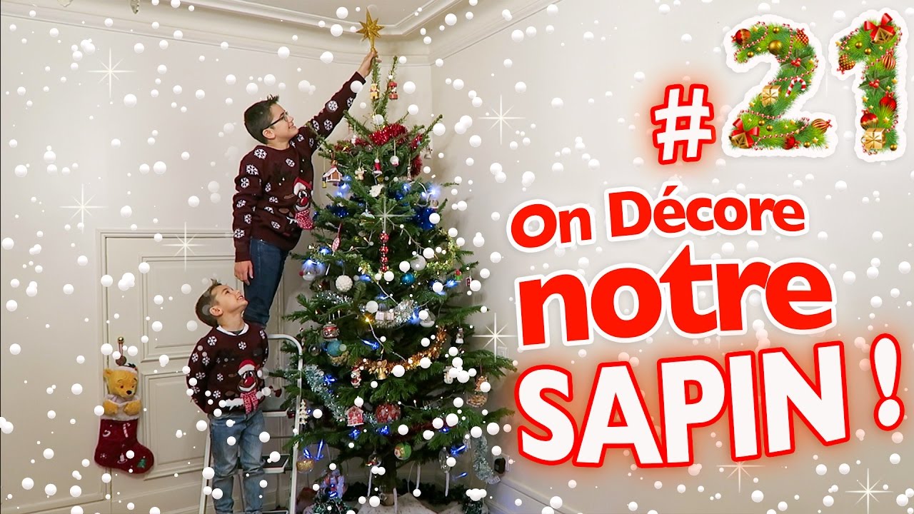 ON DÉCORE NOTRE SAPIN DE NOËL 🎄 - CALENDRIER DE L'AVENT SURPRISE - JOUR 21