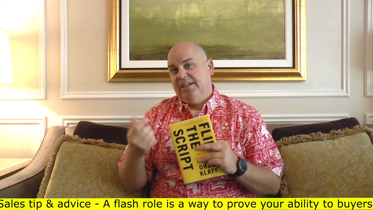 Flip the script Oren Klaff - Books for salespeople and entrepreneurs