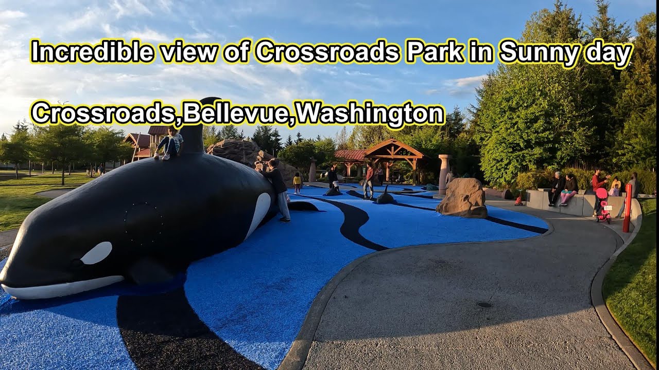 4k Walking tour of Crossroads Park| Crossroads | Bellevue| Seattle |Washington | USA