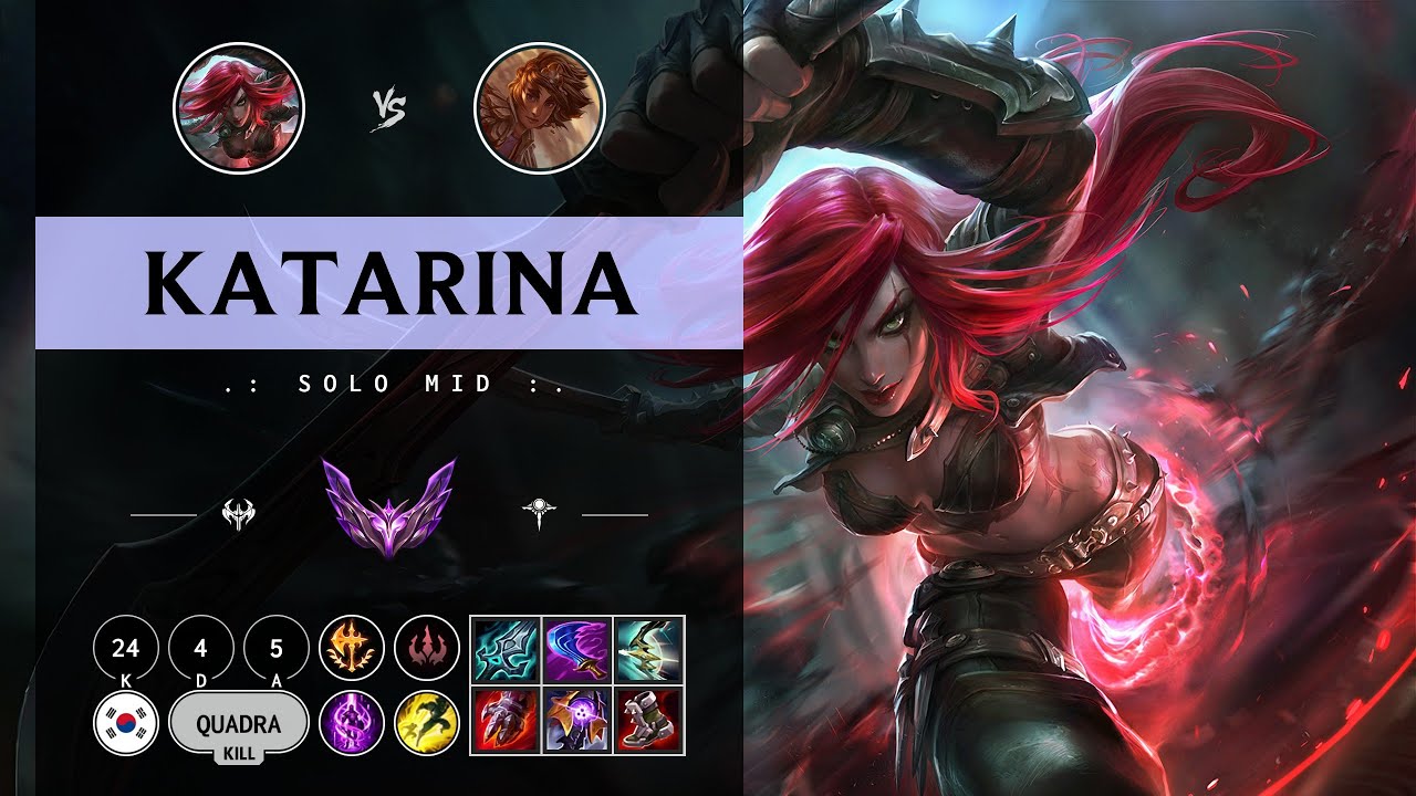 Katarina Mid vs Taliyah - KR Master Patch 14.10