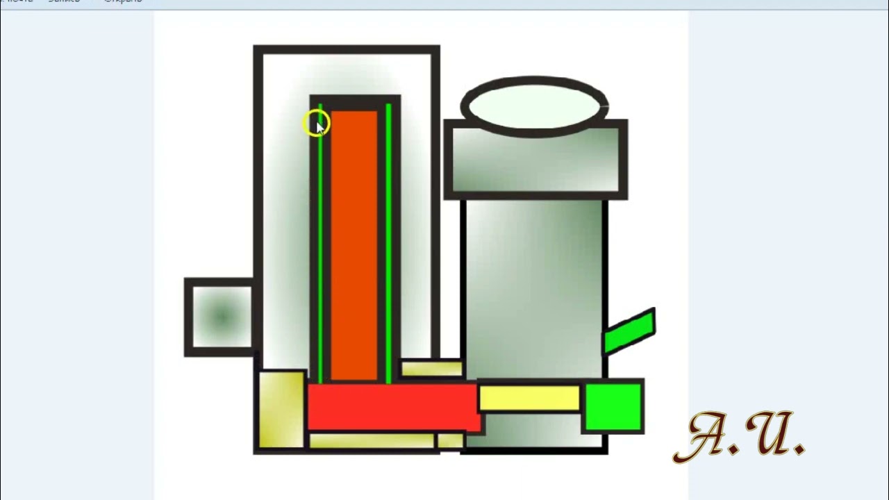 Схема бункерной ракета печи 