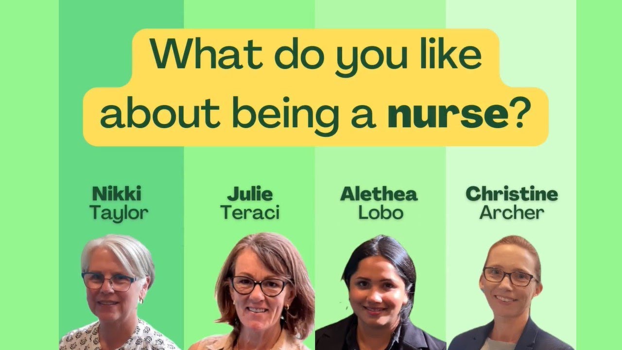 What do you love about being a nurse?