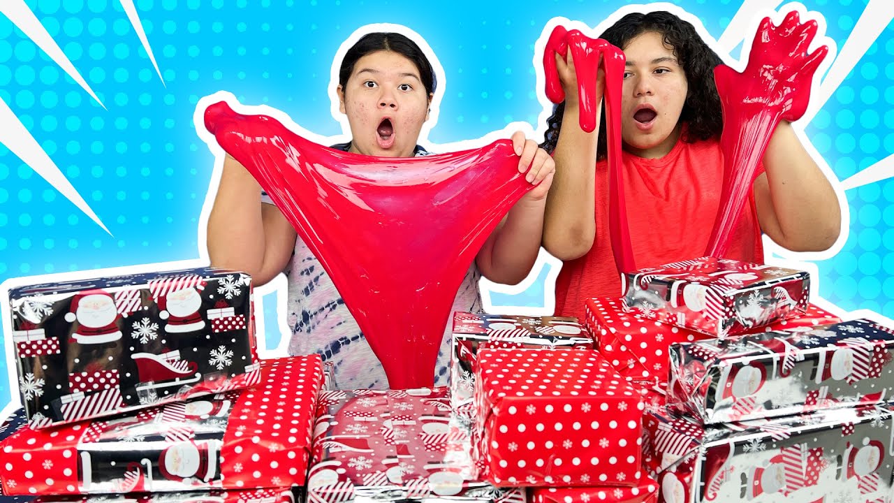 FIX THIS STORE BOUGHT SLIME WITH CHRISTMAS PRESENTS