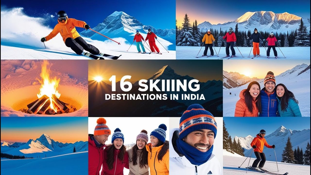 ⛷️ Discover India's Top 16 Skiing Spots | Winter Adventure Awaits ⛷️