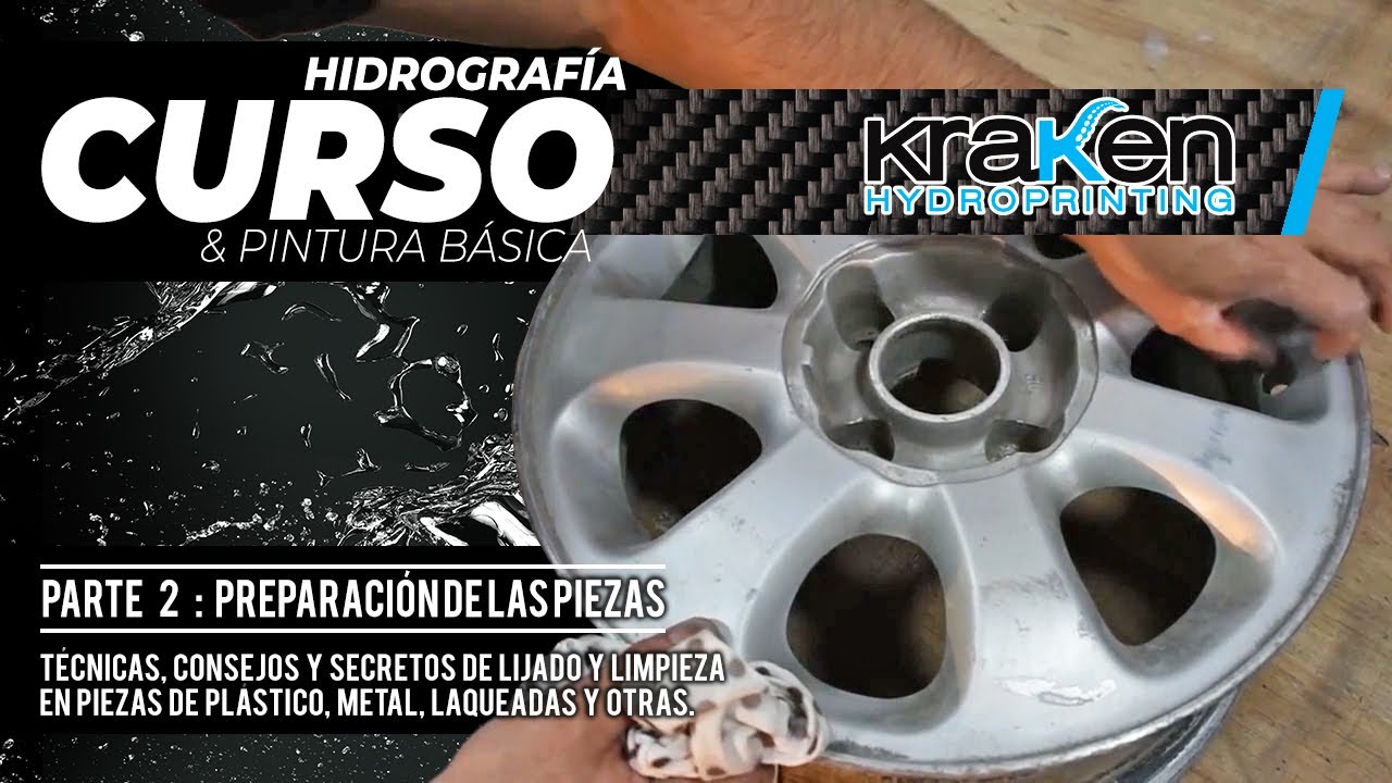 Curso Completo de Hidrografía/Water Transfer Printing - Parte 2 - Preparación
