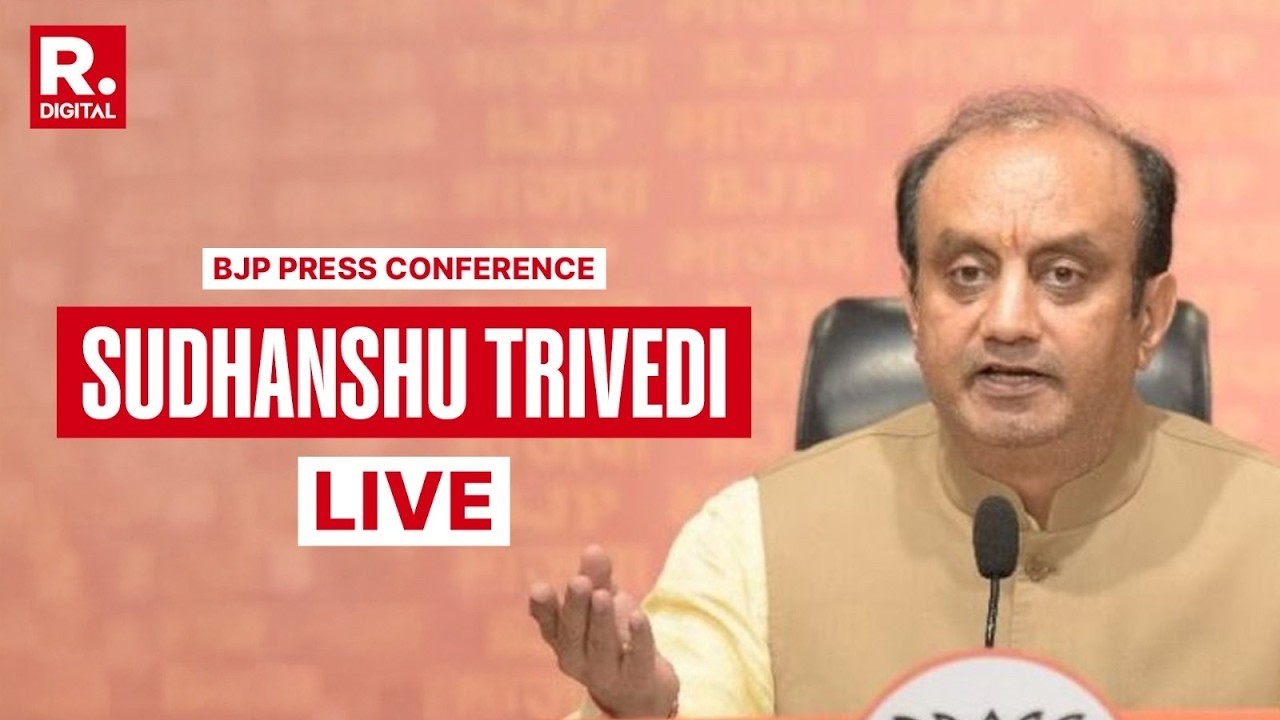LIVE: Dr. Sudhanshu Trivedi Press Briefing at BJP Headquarters | Mamata Banerjee | Rahul Gandhi