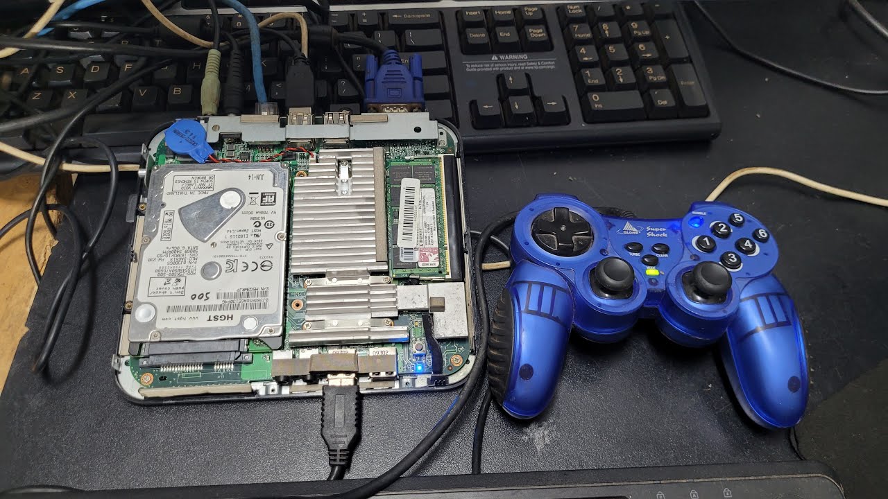 Games Retrô no pior Mini PC intel Aton