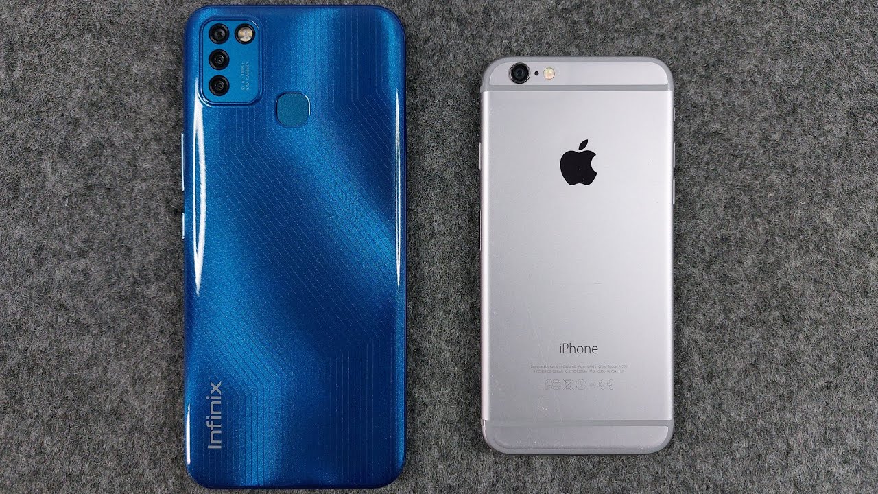 Infinix Smart 6 Vs iPhone 6 | Speed Test