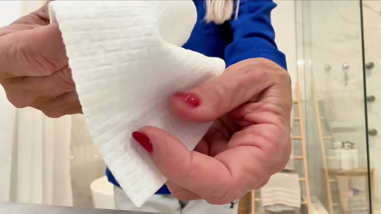 face towels that feel like cotton but are disposable