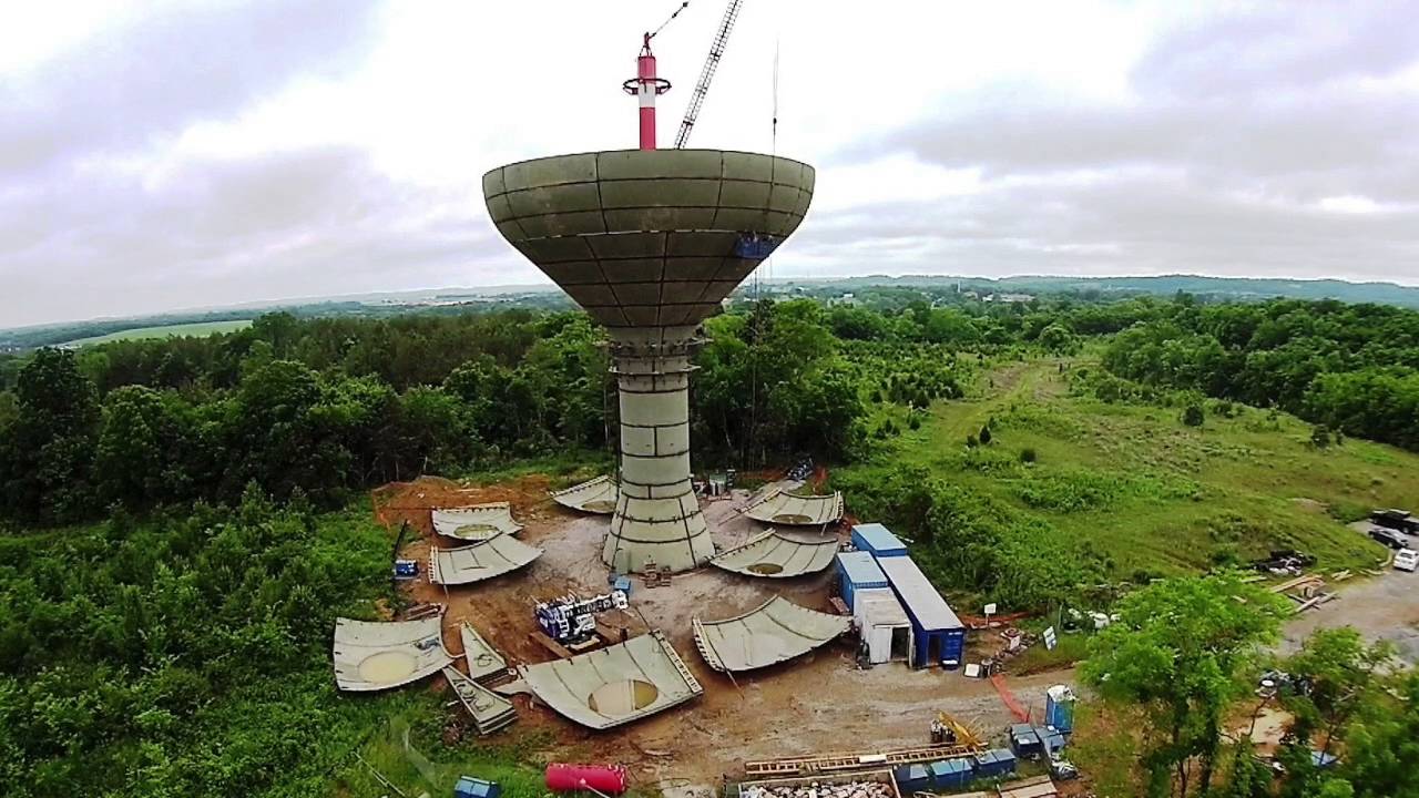 Time Lapse Video of Water Tank Construction in Spring Hill, TN