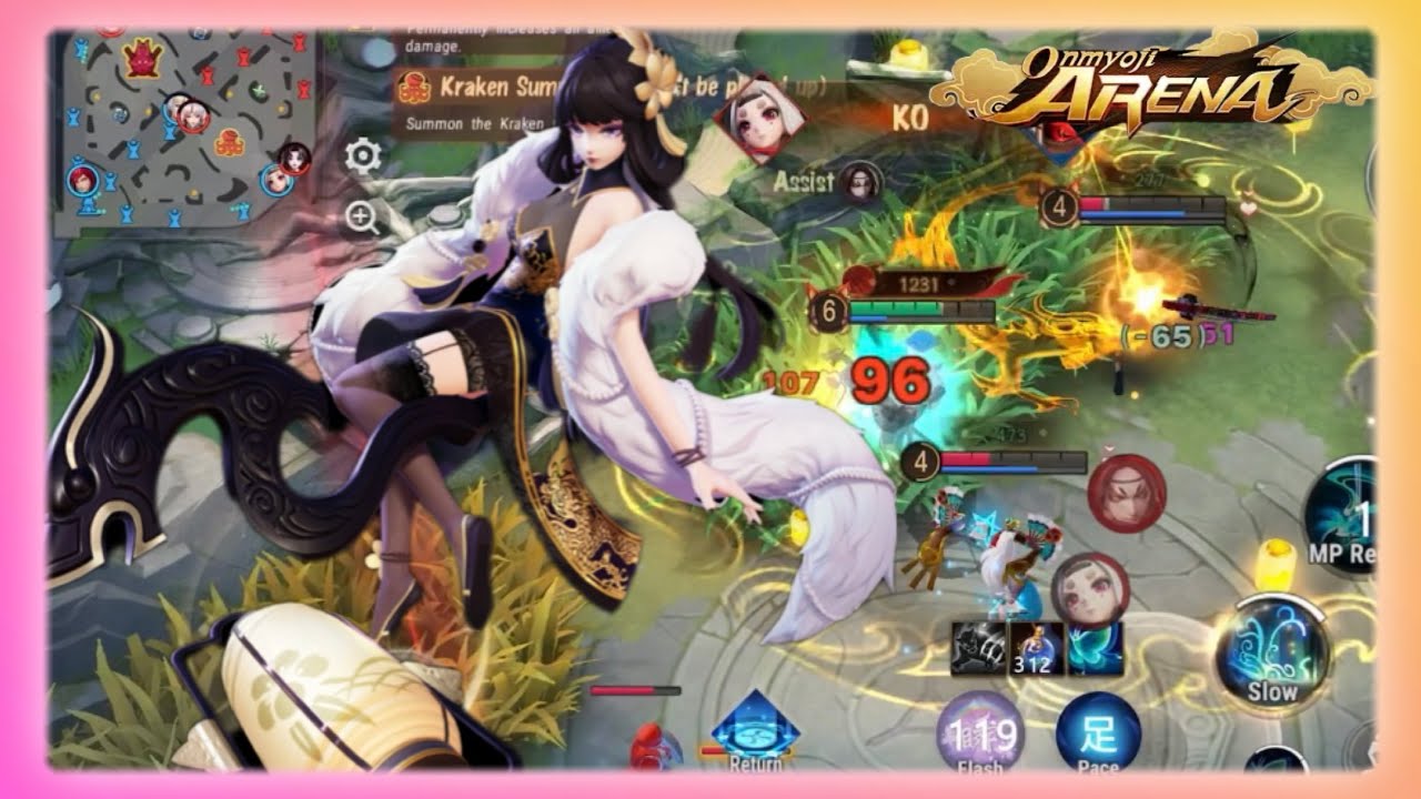 ONMYOJI ARENA - AOANDON PHANTOM ORBS | ROYAL SKIN | GAMEPLAY