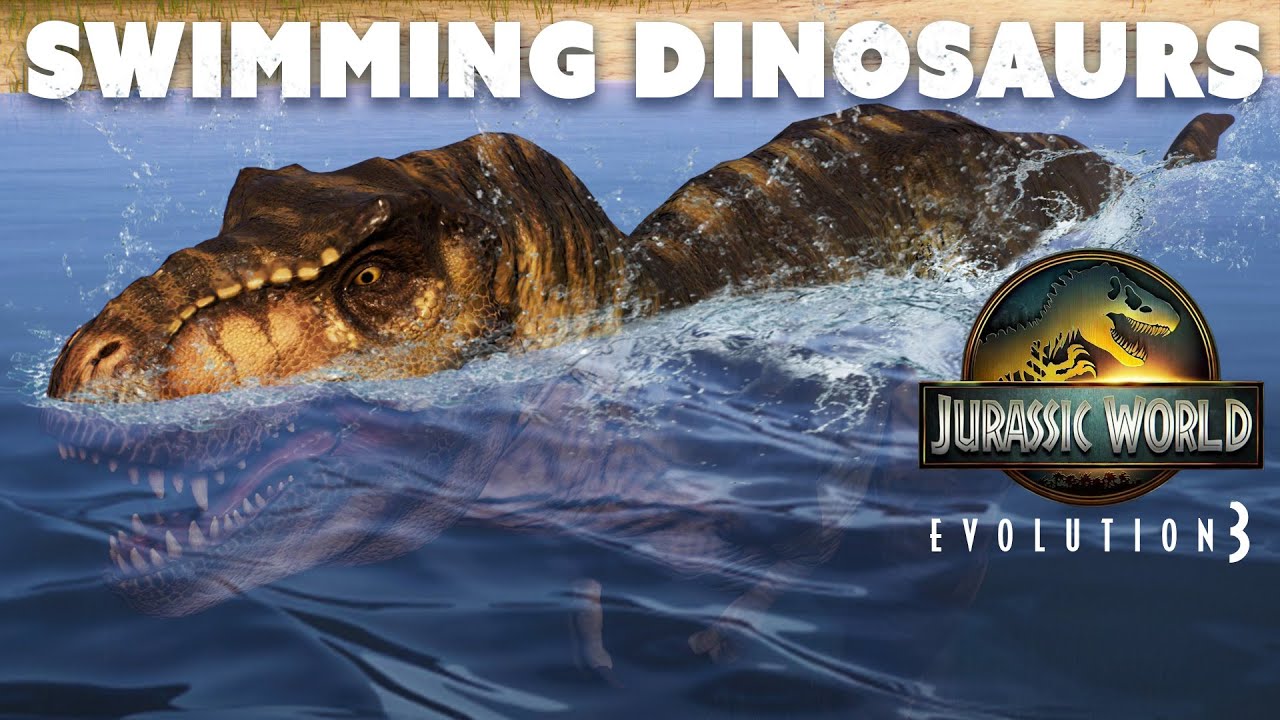 🔲 SWIMMING DINOSAURS In Jurassic World Evolution 3?