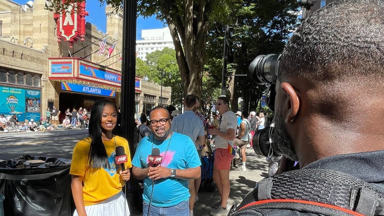 ANF's Rodney Harris, Taylor Tucker take part in Atlanta Pride Parade