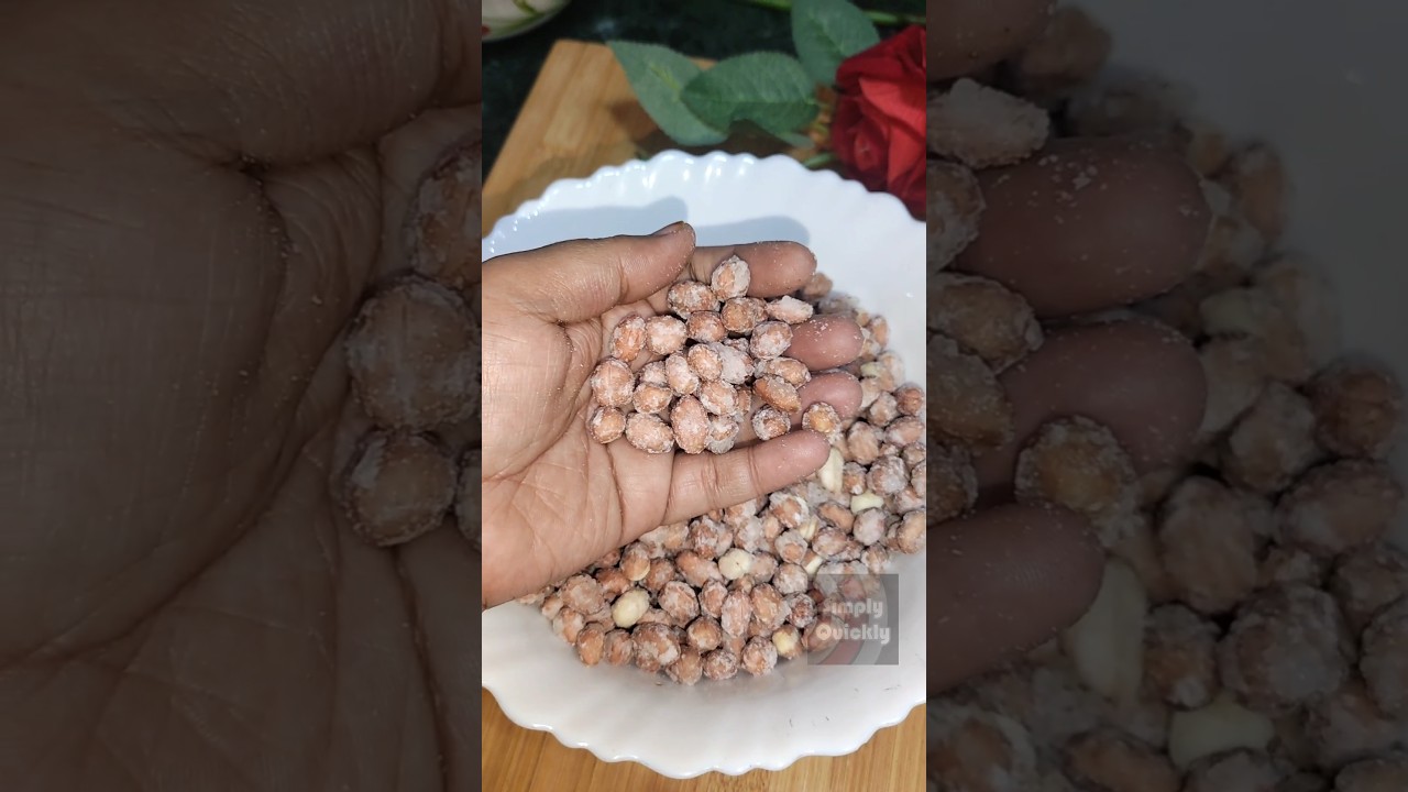 Quick Sugar Coated Peanut ( MoongFali ) 🥜 | Easy Sweet Recipe 
