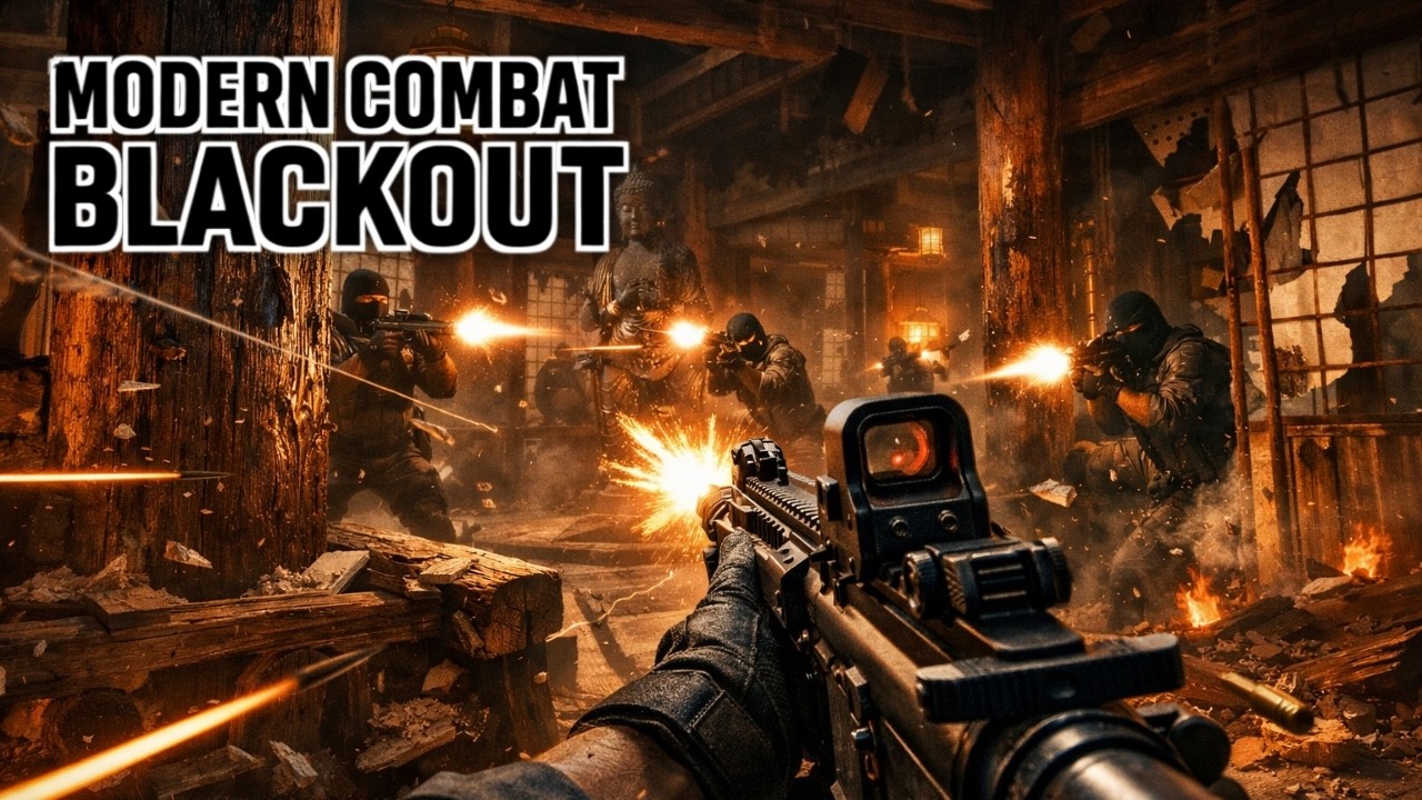 Intense Fire Fight| Modern Combat Blackout 5| Gameplay